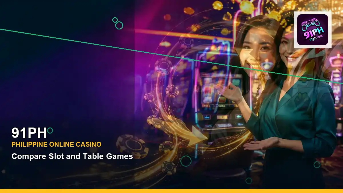 91PH high-energy first casino deposit and wallet options in a right-framed layout for Philippine players — view 2